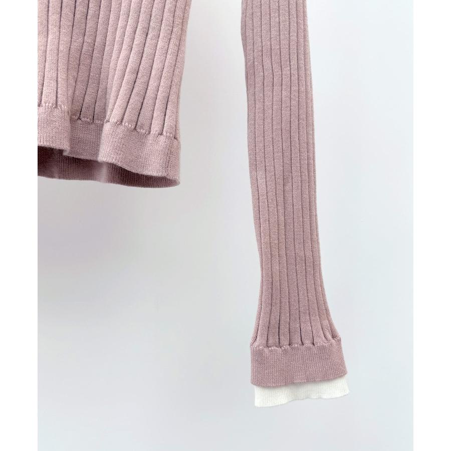 ニット トップス レディース プルオーバー ショート丈トップス ショート丈 リブニット 長袖 ハイゲージニット ニットシャツ 襟付きニット バイカラー |  | 18