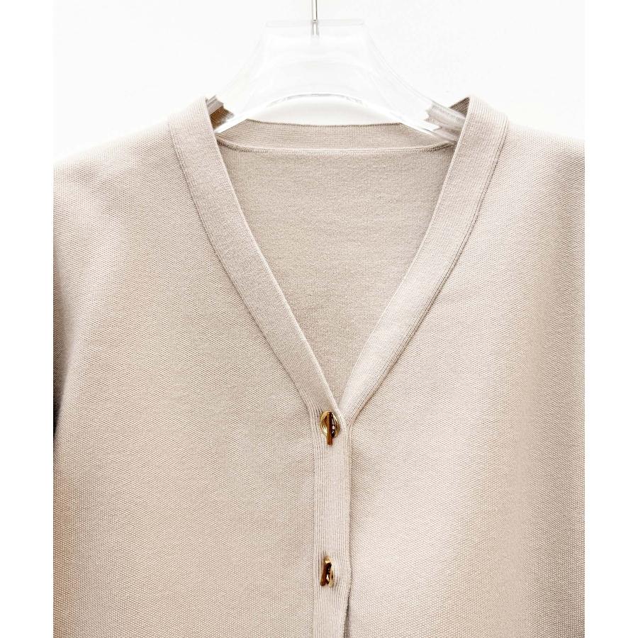 ニット レディース トップス カーディガン ニットカーデ 長袖 温かい ゴールドボタン ハトメボタン Vネック やや厚手ドロップショルダー 大きめ ゆ |  | 17