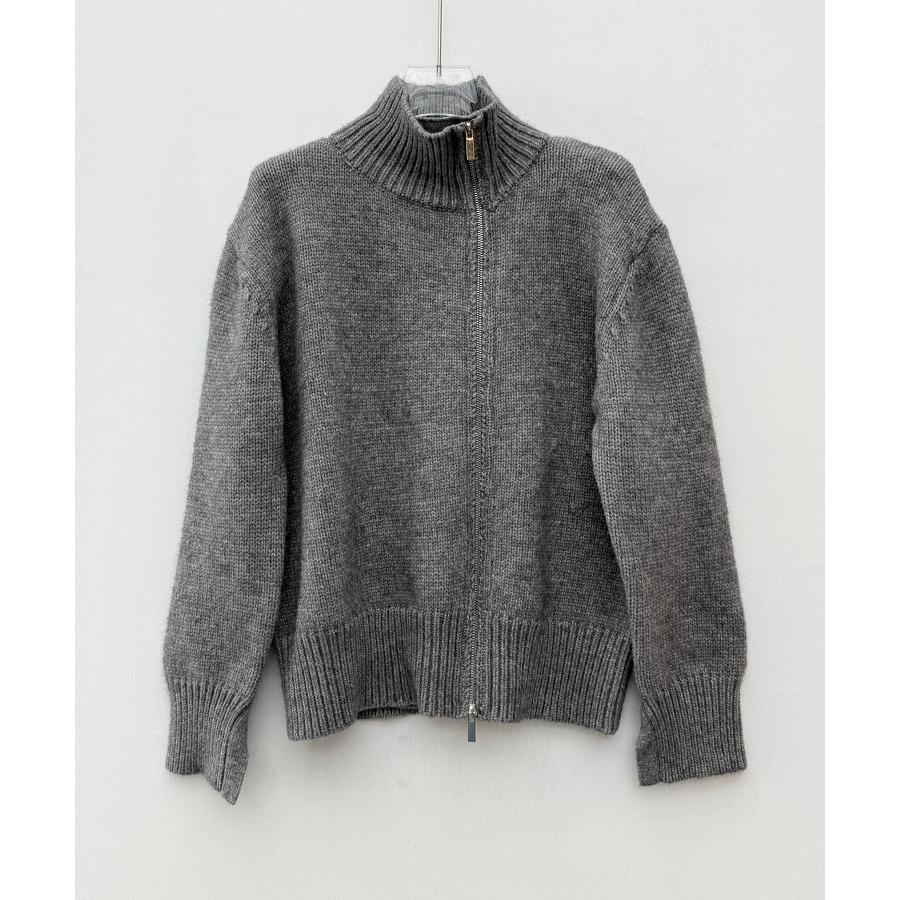 ニット アウター レディース セーター ブルゾン ジャンパー ジャケット ニットアウター カジュアル 前開き ファスナー フロントファスナー コサック |  | 02