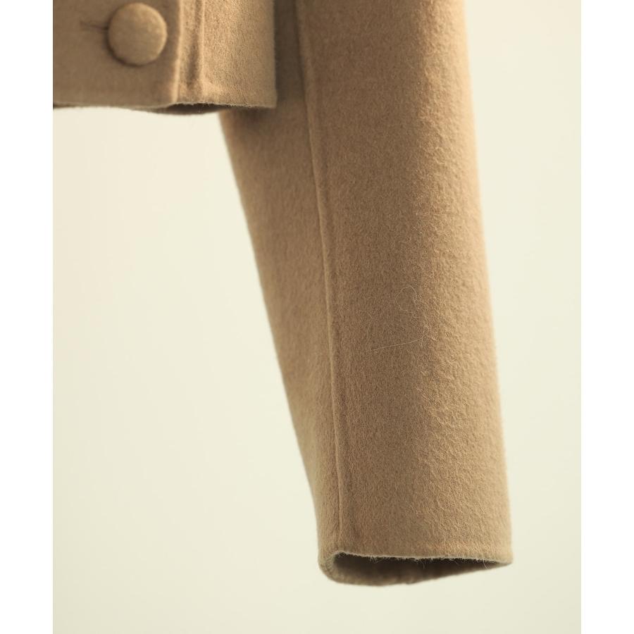 コート ショートコート チェスターコート レディース アウター ウール 暖かい きれいめ ダブルフェイス 襟 フロントボタン ダブルボタン 厚手 ショ |  | 19