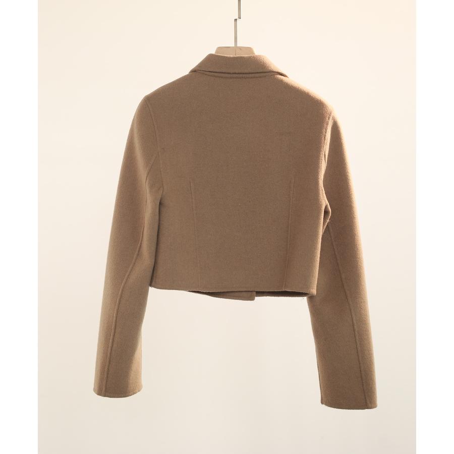 コート ショートコート チェスターコート レディース アウター ウール 暖かい きれいめ ダブルフェイス 襟 フロントボタン ダブルボタン 厚手 ショ |  | 03