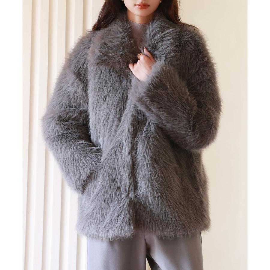 ミックスファーコート[kd103] | レディースファッション通販のグレイル