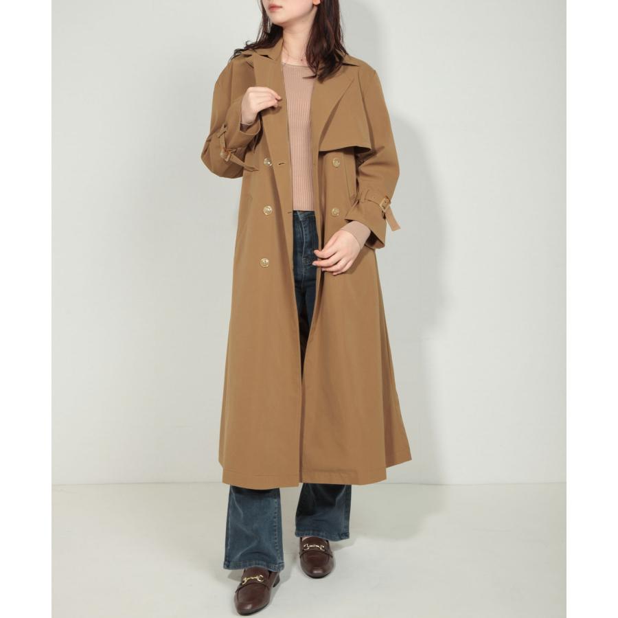 コート レディース トレンチコート 2点せセット 2way ロング丈 ショート丈 ベスト トレンチベスト トレンチジャケット 取り外し可能ベルト きれ |  | 12