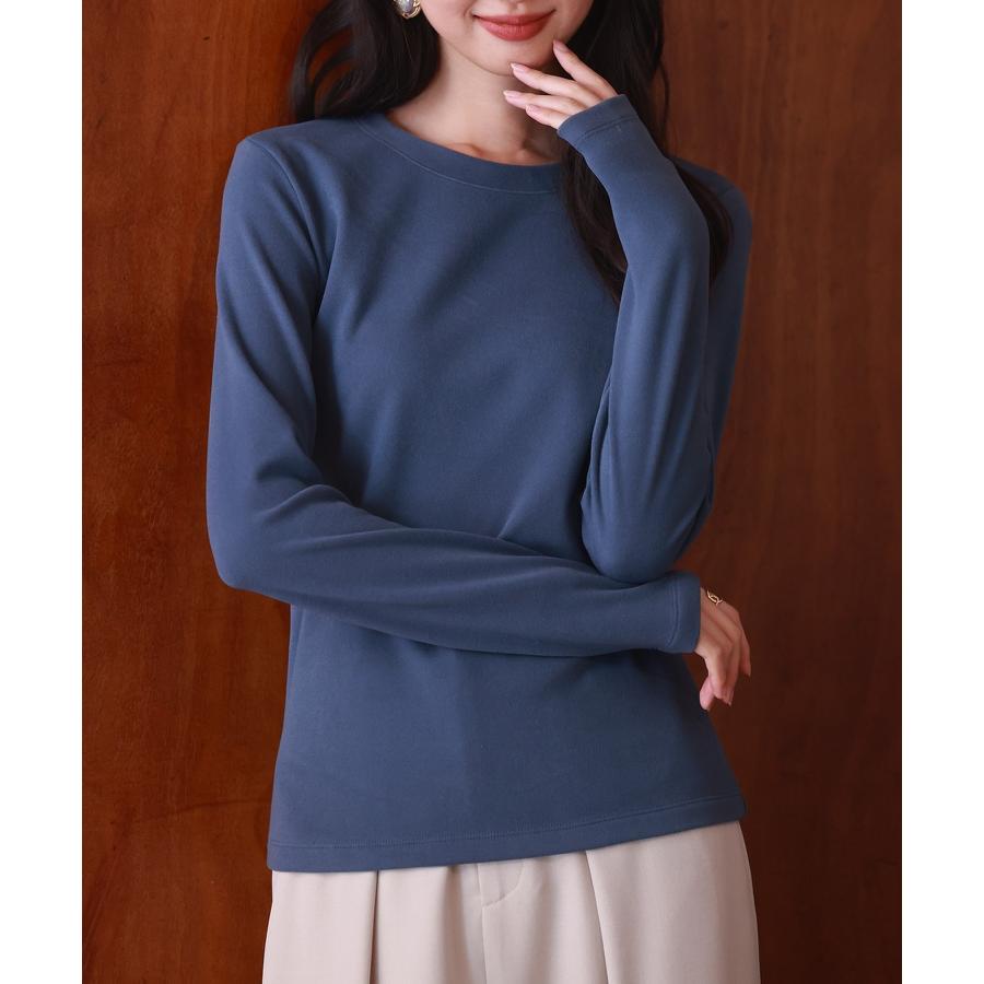 ユニクロ公式 | ソフトニットフリースクルーネックT 毎日快適に過ごせる、無地フリースクルーネック長袖カジュアルスウェットシャツトップスソフトプルオーバーブラウス