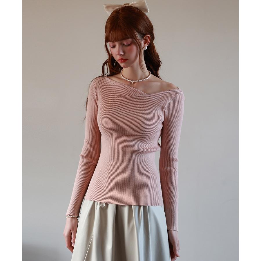 FRAY i.D ♡ アシメVネックニットプルオーバー FRAY I.D - FRAY ID アシメVネックニットプルオーバーの通販 by ooo