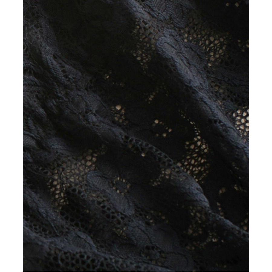 レディースファッションチューブトップ  ベアトップ  薄手 花柄 モチーフ  総 レース ノンワイヤー 胸元カバー パット カップ付き 下着 肌着 レ | SAISON DE PAPILLON | 17