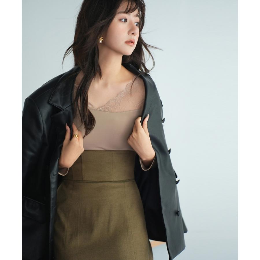 レースインナー インナーレース レース インナー 長袖 トップス 秋 冬 レディース ジャストサイズ 細身 下着 重ねき レイヤード ストレッチ なめ |  | 16