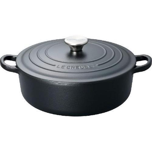 ル・クルーゼ(LE CREUSET) シグニチャー ココット・ジャポネーズ 24cm(マットブラック)｜ebest