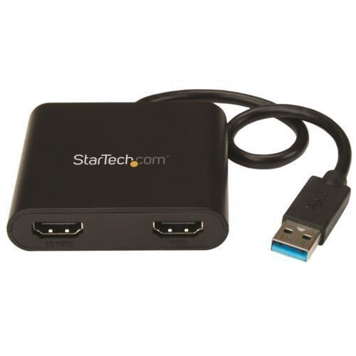 StarTech(スターテック) USB32HD2 USB 3.0接続2ポートHDMIアダプタ 4K 30Hz
