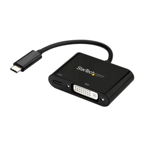 StarTech(スターテック) CDP2DVIUCP USB-C - DVIアダプタ USB PD対応 ブラック｜ebest