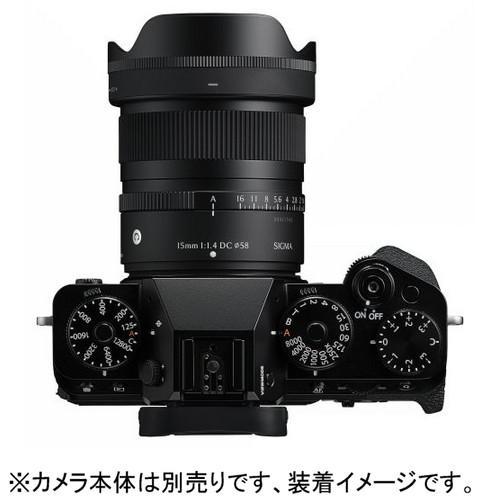 シグマ(SIGMA) Contemporary 15mm F1.4 DC フジフイルムXマウント APS