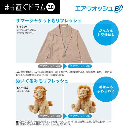 配送/設置エリア 東京23区 限定]アクア AQUA AQW-DX12R-L-K シルキー