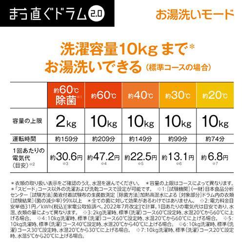 配送/設置エリア 東京23区 限定]アクア AQUA AQW-DM10R-R-W ホワイト