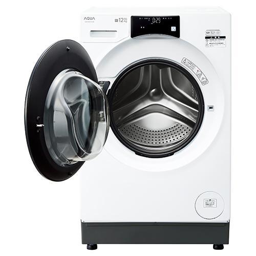 配送/設置エリア 東京23区 限定]アクア AQUA AQW-SD12R-L-W まっ直ぐ