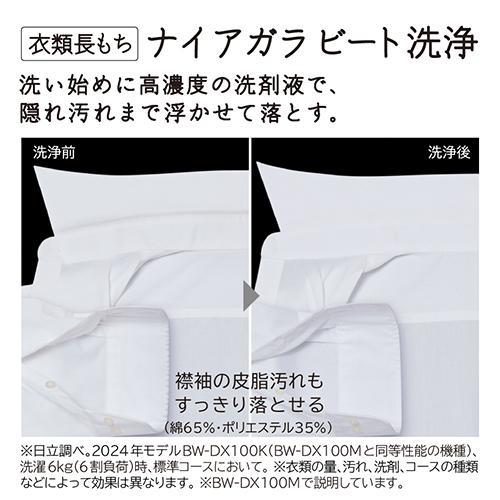 配送/設置エリア 東京23区 限定]日立 BW-DX100M W ホワイト ビート