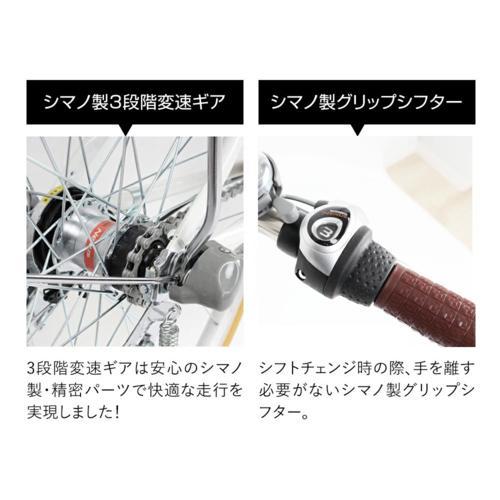 21テクノロジー(21Technology) 電動アシスト自転車 折りたたみ自転車 シマノ製3段変速 26インチ DA263(チョコブラウン)｜ebest｜06