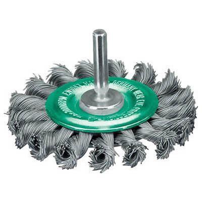 ＬＥＳＳＭＡＮＮ 417398 軸付ホイルブラシ Φ75 ステンレス線 0.5
