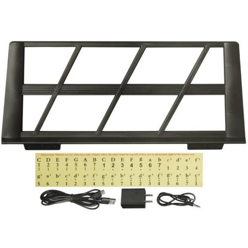 「美品」KB-61K 電子ピアノ　クマザキエイム 光った鍵盤をなぞるだけ！ガイド機能付き電子ピアノ - 株式会社