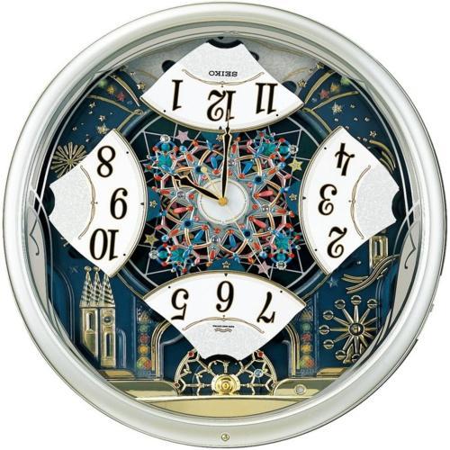 セイコー(SEIKO) RE561H 電波からくり時計 掛け時計 ウエーブ