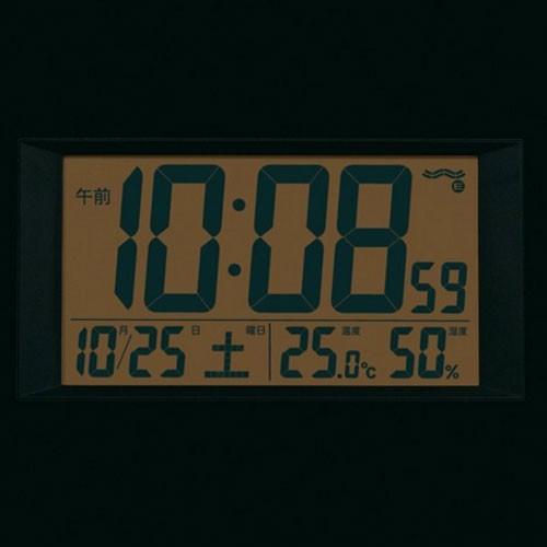 セイコー Sq438g 電波掛時計 夜でも見える自動点灯 イーベスト 通販 Paypayモール