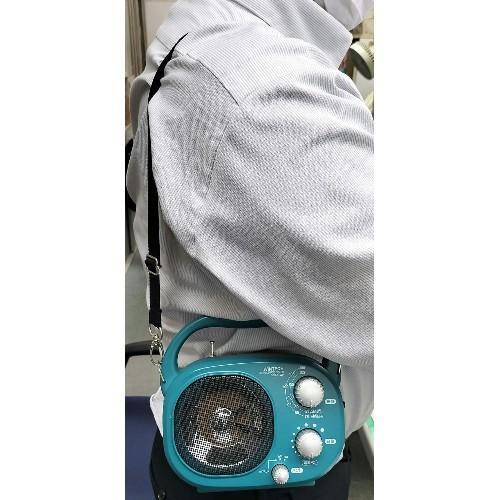 WINTECH GBR-7CBT AM/FM 防水ラジオ 防滴防塵現場ラジオコンパクト