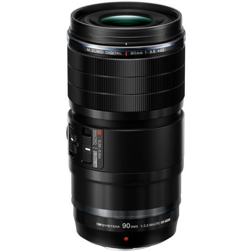 ■美品■ED 90mm F3.5 MACRO IS PRO ブラック OM SYSTEM M.ZUIKO DIGITAL ED 90mm F3.5 Macro IS PRO マイクロフォー