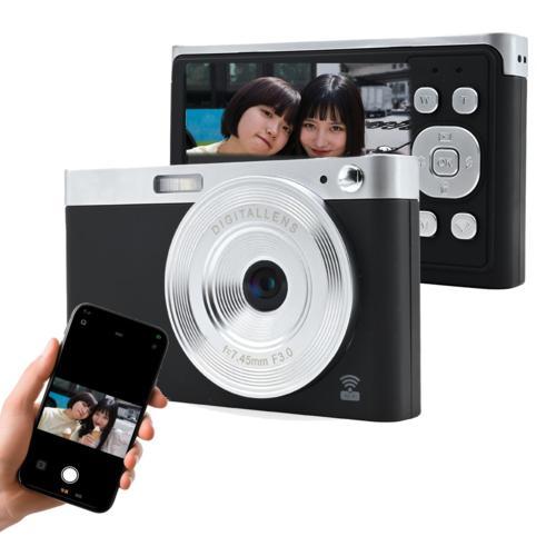 KEIYO ケイヨー AN-DC003BK マットブラック スマホと繋がる!WiFiレトロ