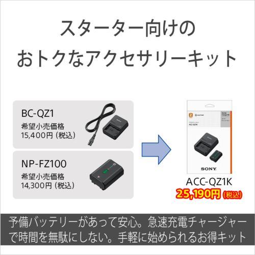 ソニー(SONY) ACC-QZ1K アクセサリーキット BC-QZ1+NP-FZ100