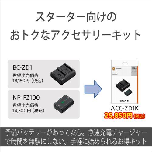 ソニー(SONY) ACC-ZD1K アクセサリーキット BC-ZD1＋NP-FZ100
