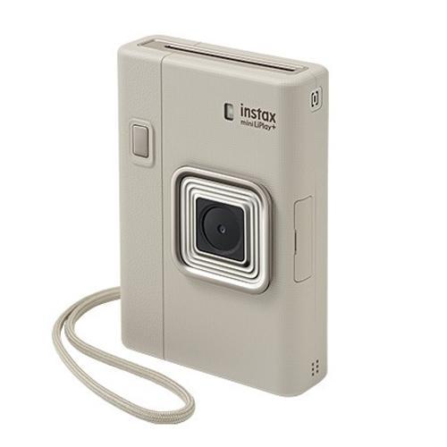 富士フイルム(FUJIFILM) チェキ instax mini LiPlay＋ SAND BEIGE サンドベージュ リプレイプラスminiフィルム用チェキカメラの画像