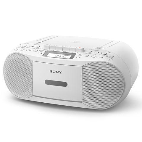 ソニー(SONY) CFD-S70-W(ホワイト) CDカセットレコーダー ワイドFM対応  
