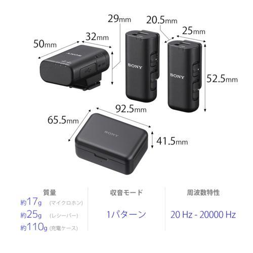ソニー SONY ECM-W3 ワイヤレスマイクロホン ECMW3 : イーベスト