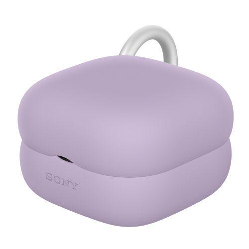 SONY イヤホンケース 紫色 USB-Cポート ソニー(SONY) HAC-LC900CA-V ラベンダー LinkBuds Clip専用ケース