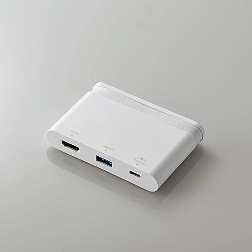エレコム(ELECOM) DST-C06WH(ホワイト) USB Type-C接続モバイルドッキングステーション