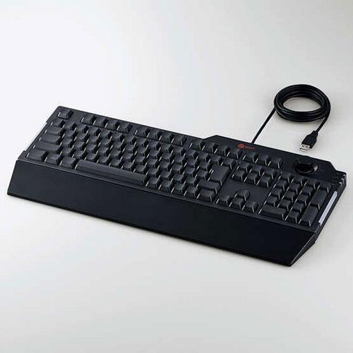エレコム(ELECOM) TK-G02UMBK(ブラック) メンブレンゲーミングキーボード 日本語107キー｜ebest