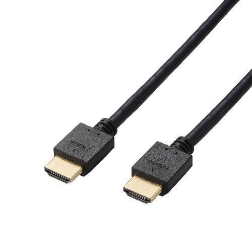 エレコム(ELECOM) DH-HD14E15BK2 ブラック HDMIケーブル ハイスピード 1.5m 4K 30Hz ARC テレビ パソコン ゲーム機対応 High Speed HDMI Cable | 