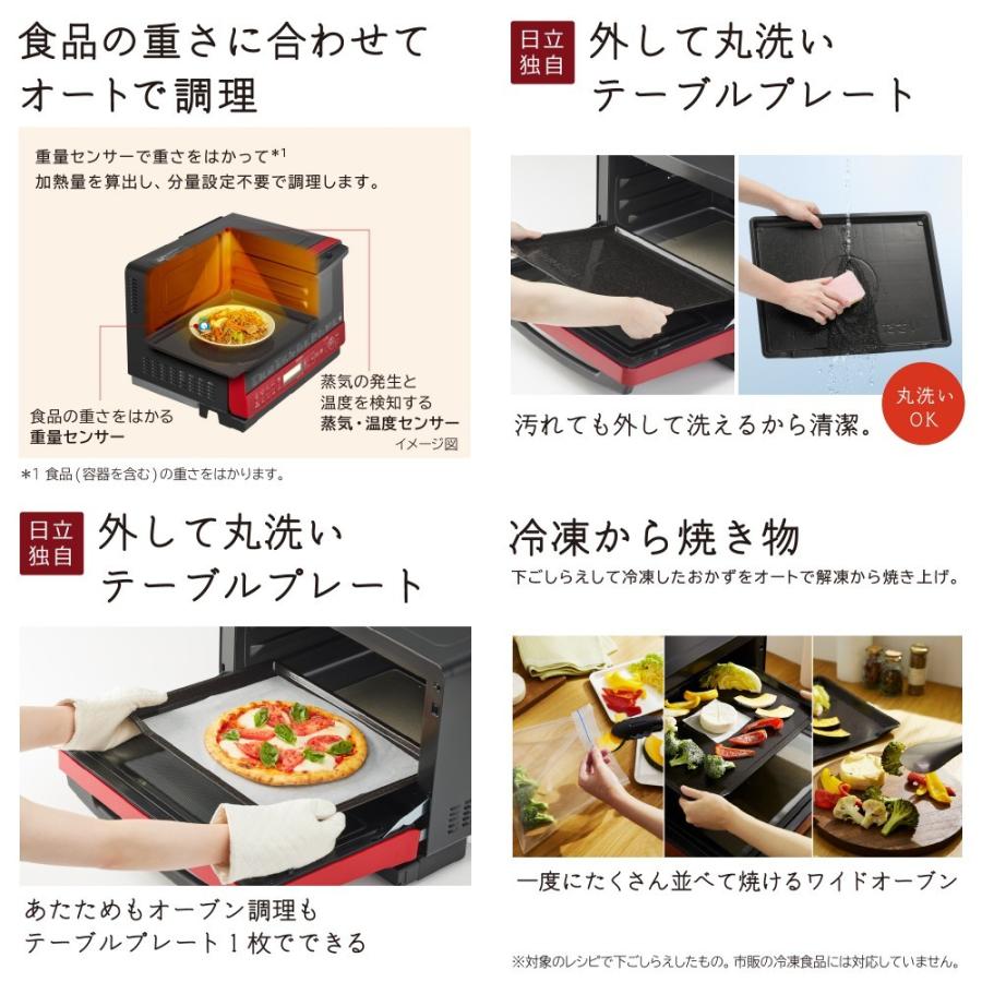 高評価安い 日立 イーベスト 通販 PayPayモール MROS8ZR(レッド) ヘルシーシェフ 過熱水