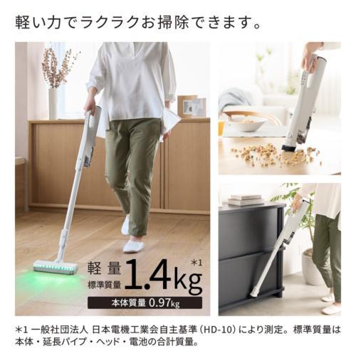 日立 スティッククリーナー PV-BG1000R W ナチュラルホワイト 日立(HITACHI) PV-BG1000R-W ナチュラルホワイト らくメンテスティック