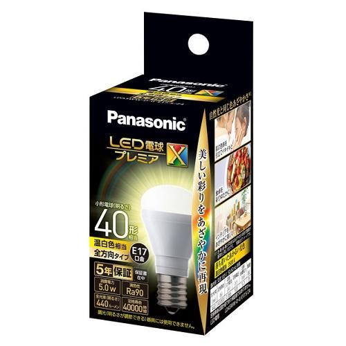 Panasonic（パナソニック） LDA5WWDGE17SZ4 LED電球プレミアX 温白色 