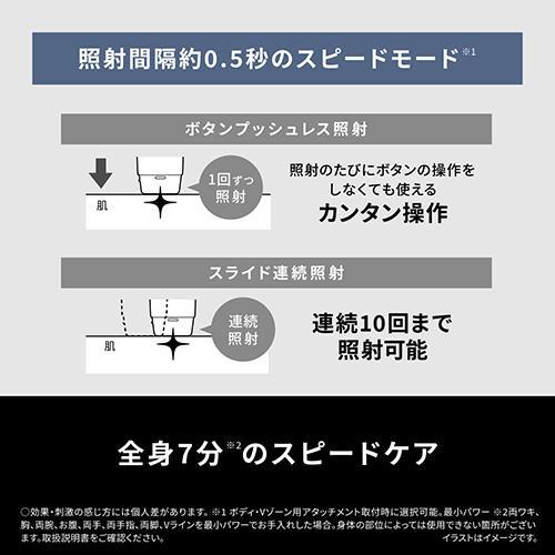長期5年保証付】パナソニック(Panasonic) ES-WP9B-H 光美容器 スムース
