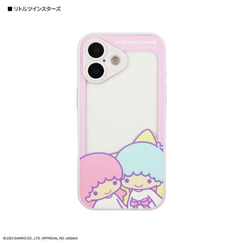 グルマンディーズ (gourmandis) SANG-579TS リトルツインスターズ サンリオキャラクターズ IIIIfit プランプフレーム iPhone17 対応 ケース