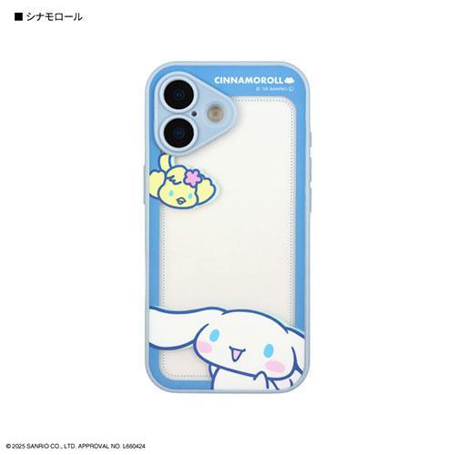 グルマンディーズ (gourmandis) SANG-579CN シナモロール サンリオキャラクターズ IIIIfit プランプフレーム iPhone17 対応 ケース