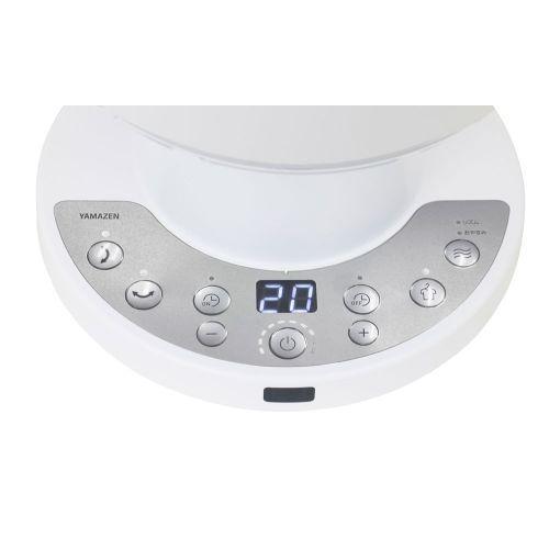 山善(YAMAZEN) YKAR-ZX151-W(ホワイト) 15cmDCサーキュレーター 全分解 上下左右首振り リモコン付 ...