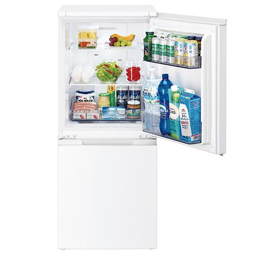中古】美品 2024年製 シャープ冷蔵庫 SJ-D15K-W（マットホワイト）152L 