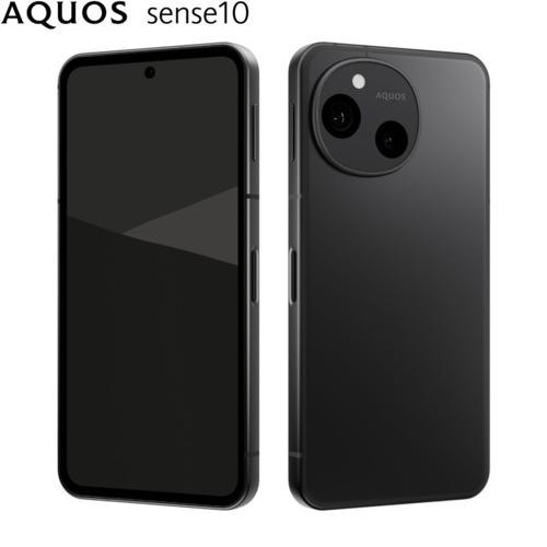 シャープ(SHARP) AQUOS sense10 6.1型 8GB/256GB フルブラック SIM