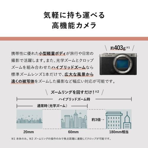 長期5年保証付】パナソニック(Panasonic) LUMIX S9 DC-S9W-S ダーク