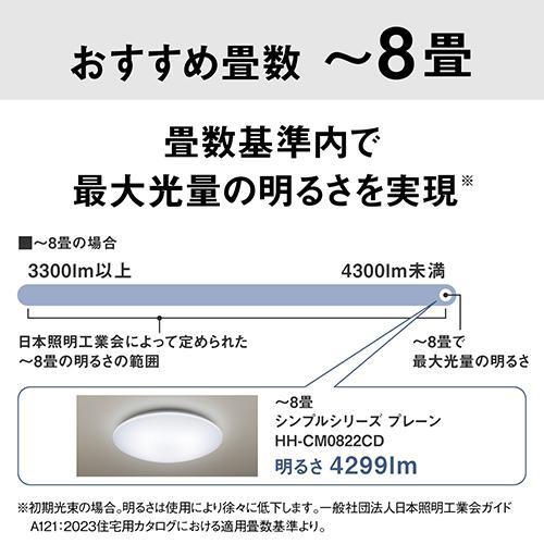 パナソニック(Panasonic) HH-CM0822CD パルック LEDシーリングライト