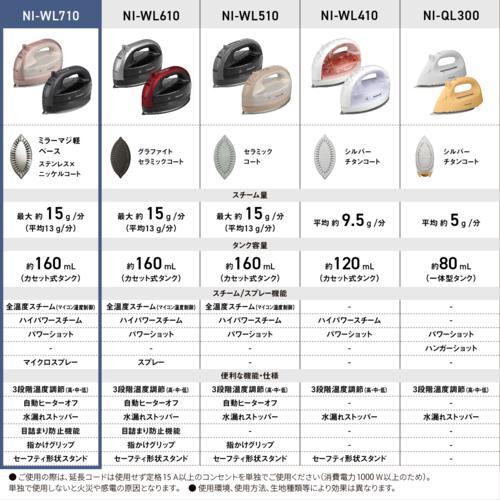 Panasonic（パナソニック） NI-WL710-PC（ピンクベージュ）コードレス