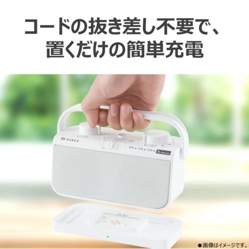 AUREX ワイヤレススピーカー AX-WST21W ホワイト 楽天市場】【4Wのステレオスピーカー搭載】 東芝（TOSHIBA） テレビ用