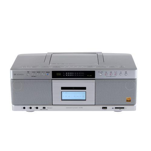 Aurex(オーレックス) AX-KCR90S シルバー SD・USB・CDラジオカセット